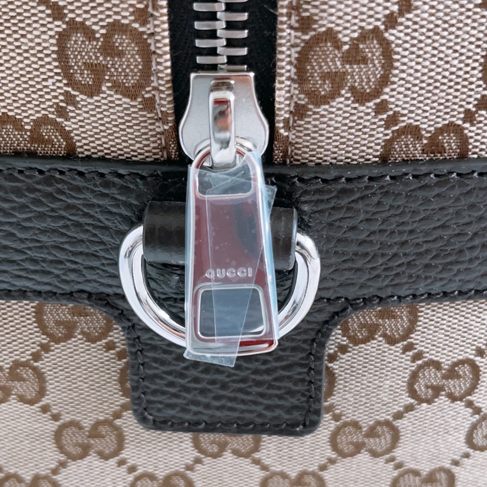 Gucci Luggage GG Guccissiama Monogram Canvas Boston Carry On Duffle Travel Bag - Picture 5 of 16